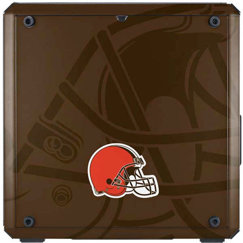 NFL Cleveland Browns Double Vision Cooler Master MasterBox Q300L Mini Tower Skin