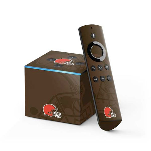 NFL Cleveland Browns Double Vision Fire TV Cube Skin