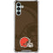 NFL Cleveland Browns Double Vision Galaxy A13 5G Clear Case