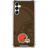 NFL Cleveland Browns Double Vision Galaxy A14 5G Clear Case