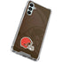 NFL Cleveland Browns Double Vision Galaxy A14 5G Clear Case
