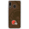 NFL Cleveland Browns Double Vision Galaxy A20 Clear Case