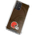 NFL Cleveland Browns Double Vision Galaxy A52 5G Clear Case