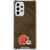 NFL Cleveland Browns Double Vision Galaxy A53 5G Clear Case