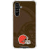 NFL Cleveland Browns Double Vision Galaxy A54 5G Clear Case