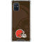 NFL Cleveland Browns Double Vision Galaxy A71 5G Clear Case
