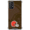 NFL Cleveland Browns Double Vision Galaxy A72 5G Clear Case