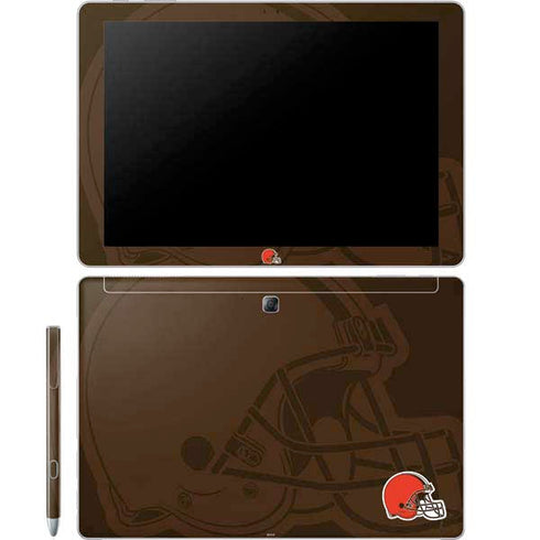 NFL Cleveland Browns Double Vision Galaxy Book 12in Skin