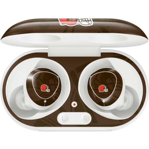 NFL Cleveland Browns Double Vision Galaxy Buds Plus Skin