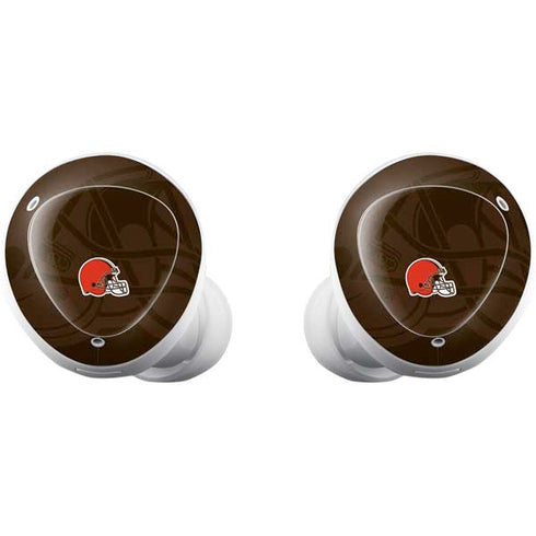 NFL Cleveland Browns Double Vision Galaxy Buds Plus Skin