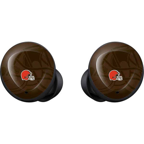 NFL Cleveland Browns Double Vision Galaxy Buds Skin