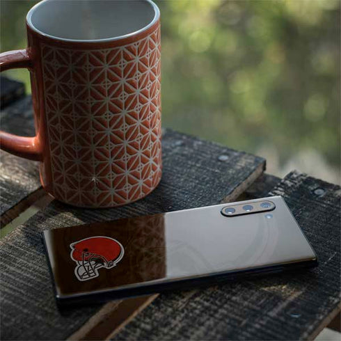 NFL Cleveland Browns Double Vision Galaxy Note 10 Skin