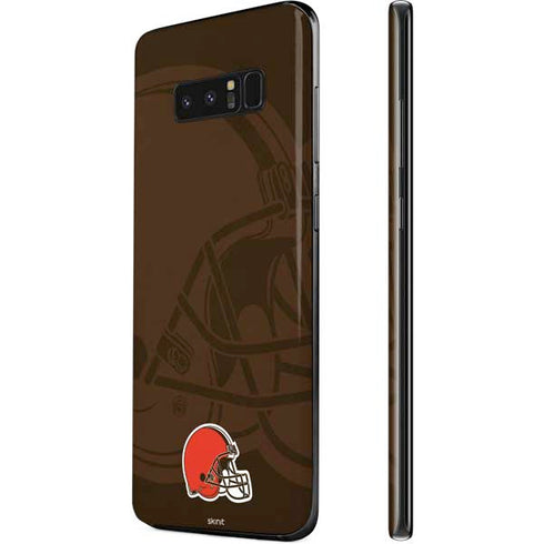 NFL Cleveland Browns Double Vision Galaxy Note 8 Skin