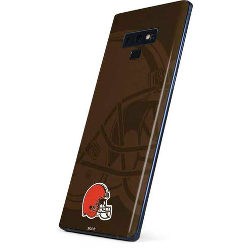 NFL Cleveland Browns Double Vision Galaxy Note 9 Skin