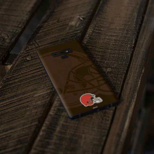 NFL Cleveland Browns Double Vision Galaxy Note 9 Skin