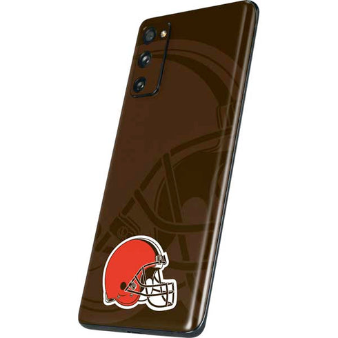 NFL Cleveland Browns Double Vision Galaxy S20 Fan Edition Skin