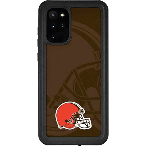 NFL Cleveland Browns Double Vision Galaxy S20 Plus Waterproof Case