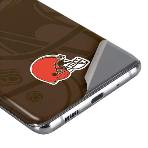 NFL Cleveland Browns Double Vision Galaxy S20 Ultra 5G Skin