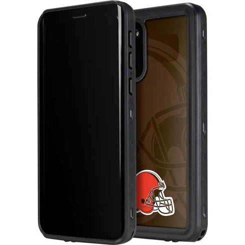 NFL Cleveland Browns Double Vision Galaxy S20 Waterproof Case