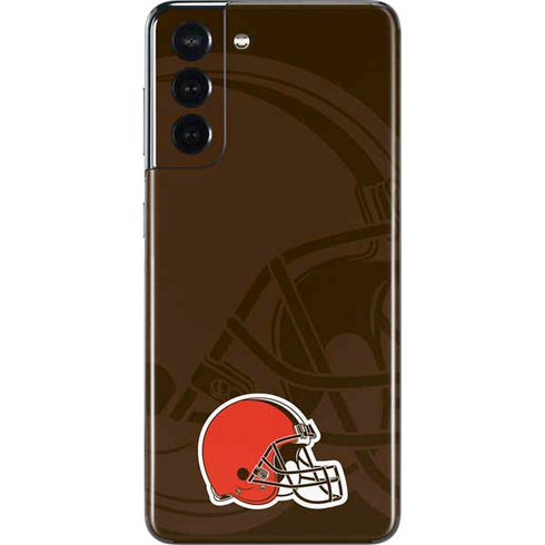 NFL Cleveland Browns Double Vision Galaxy S21 5G Skin