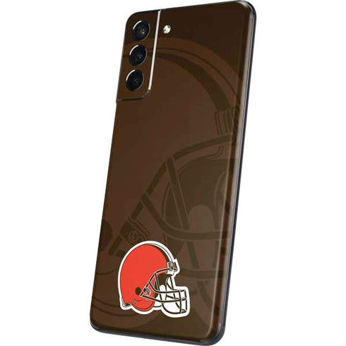 NFL Cleveland Browns Double Vision Galaxy S21 5G Skin