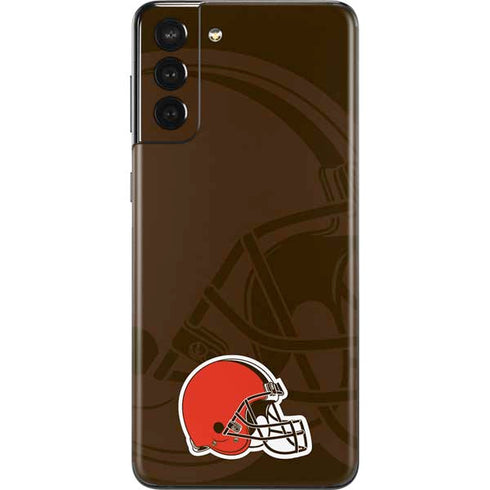 NFL Cleveland Browns Double Vision Galaxy S21 Plus 5G Skin