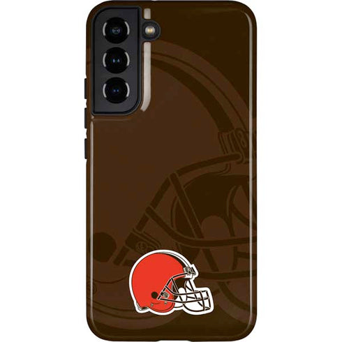 NFL Cleveland Browns Double Vision Galaxy S22 Plus Pro Case