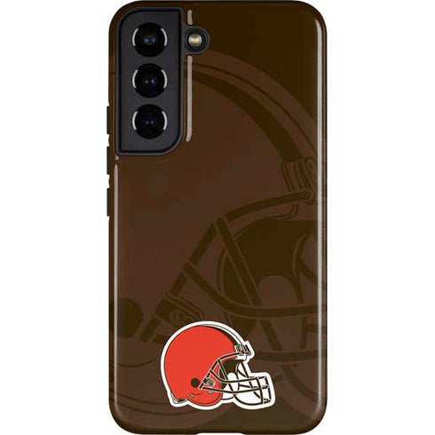 NFL Cleveland Browns Double Vision Galaxy S22 Pro Case