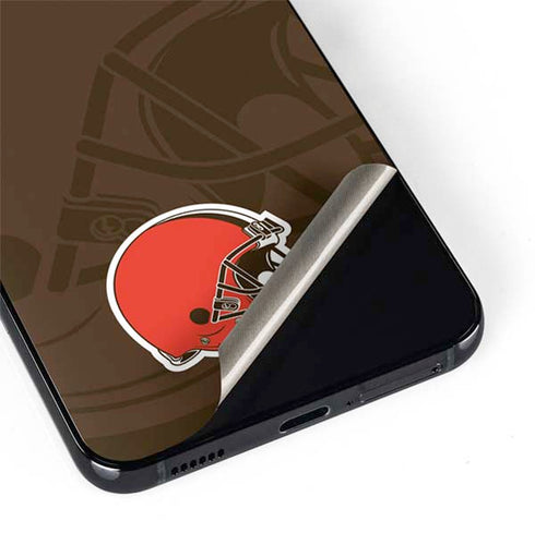 NFL Cleveland Browns Double Vision Galaxy S22 Skin