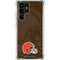 NFL Cleveland Browns Double Vision Galaxy S22 Ultra Clear Case