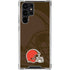 NFL Cleveland Browns Double Vision Galaxy S22 Ultra Clear Case