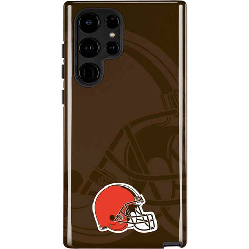 NFL Cleveland Browns Double Vision Galaxy S22 Ultra Pro Case