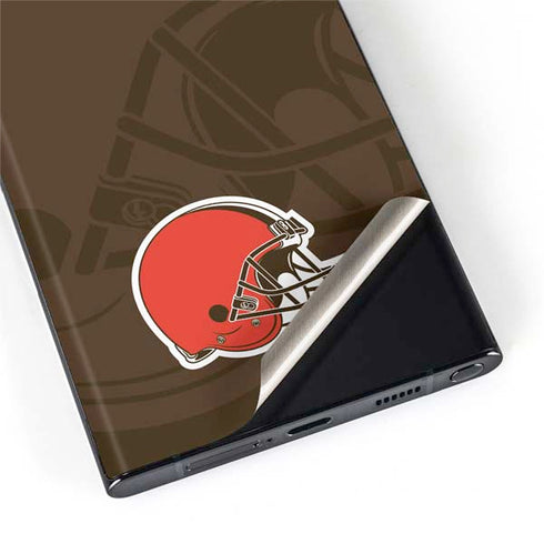 NFL Cleveland Browns Double Vision Galaxy S22 Ultra Skin