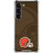 NFL Cleveland Browns Double Vision Galaxy S23 Clear Case