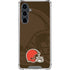NFL Cleveland Browns Double Vision Galaxy S23 FE Clear Case