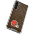NFL Cleveland Browns Double Vision Galaxy S23 Plus Clear Case
