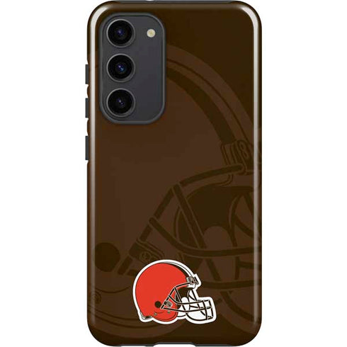 NFL Cleveland Browns Double Vision Galaxy S23 Plus Pro Case