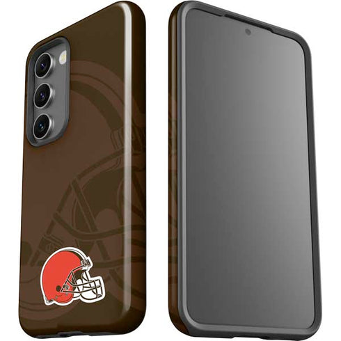 NFL Cleveland Browns Double Vision Galaxy S23 Pro Case