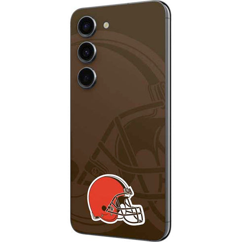 NFL Cleveland Browns Double Vision Galaxy S23 Skin