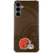 NFL Cleveland Browns Double Vision Galaxy S24 Plus Clear Case