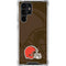 NFL Cleveland Browns Double Vision Galaxy S24 Ultra Clear Case