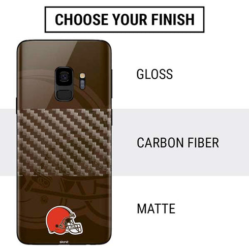 NFL Cleveland Browns Double Vision Galaxy S9 Skin