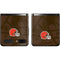 NFL Cleveland Browns Double Vision Galaxy Z Flip Skin