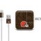 NFL Cleveland Browns Double Vision iPad Charger (10W USB) Skin
