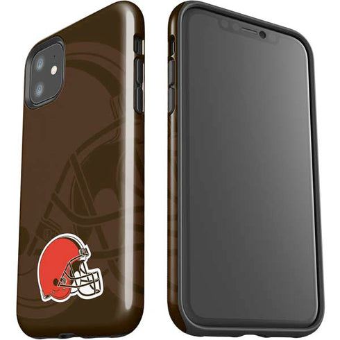 NFL Cleveland Browns Double Vision iPhone 11 Impact Case