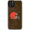 NFL Cleveland Browns Double Vision iPhone 11 Pro Clear Case