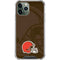NFL Cleveland Browns Double Vision iPhone 11 Pro Max Clear Case