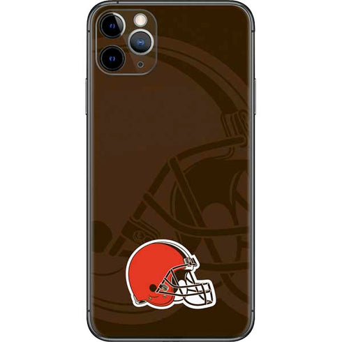 NFL Cleveland Browns Double Vision iPhone 11 Pro Max Skin