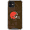 NFL Cleveland Browns Double Vision iPhone 12 Clear Case