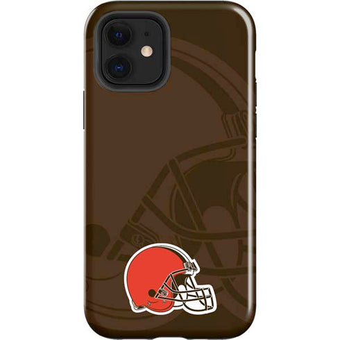 NFL Cleveland Browns Double Vision iPhone 12 Impact Case